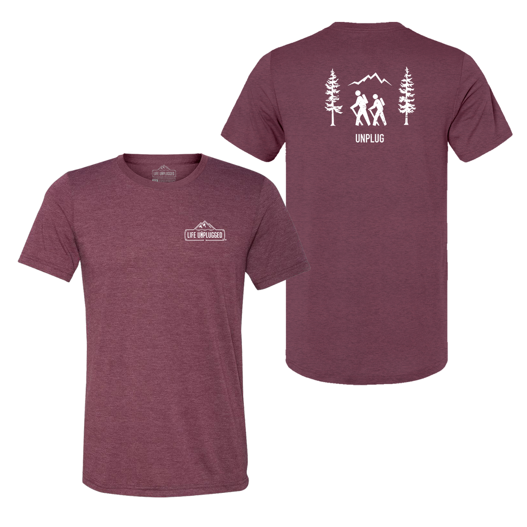 Hiking Scene Triblend T-Shirt