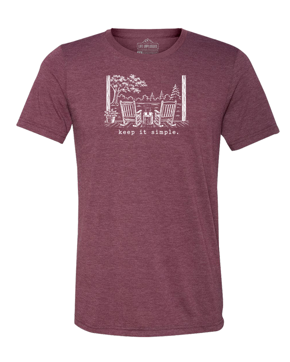 KEEP IT SIMPLE. Triblend T-Shirt