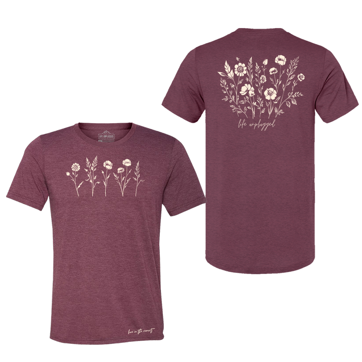 Live in the Moment Wildflower Triblend T-Shirt