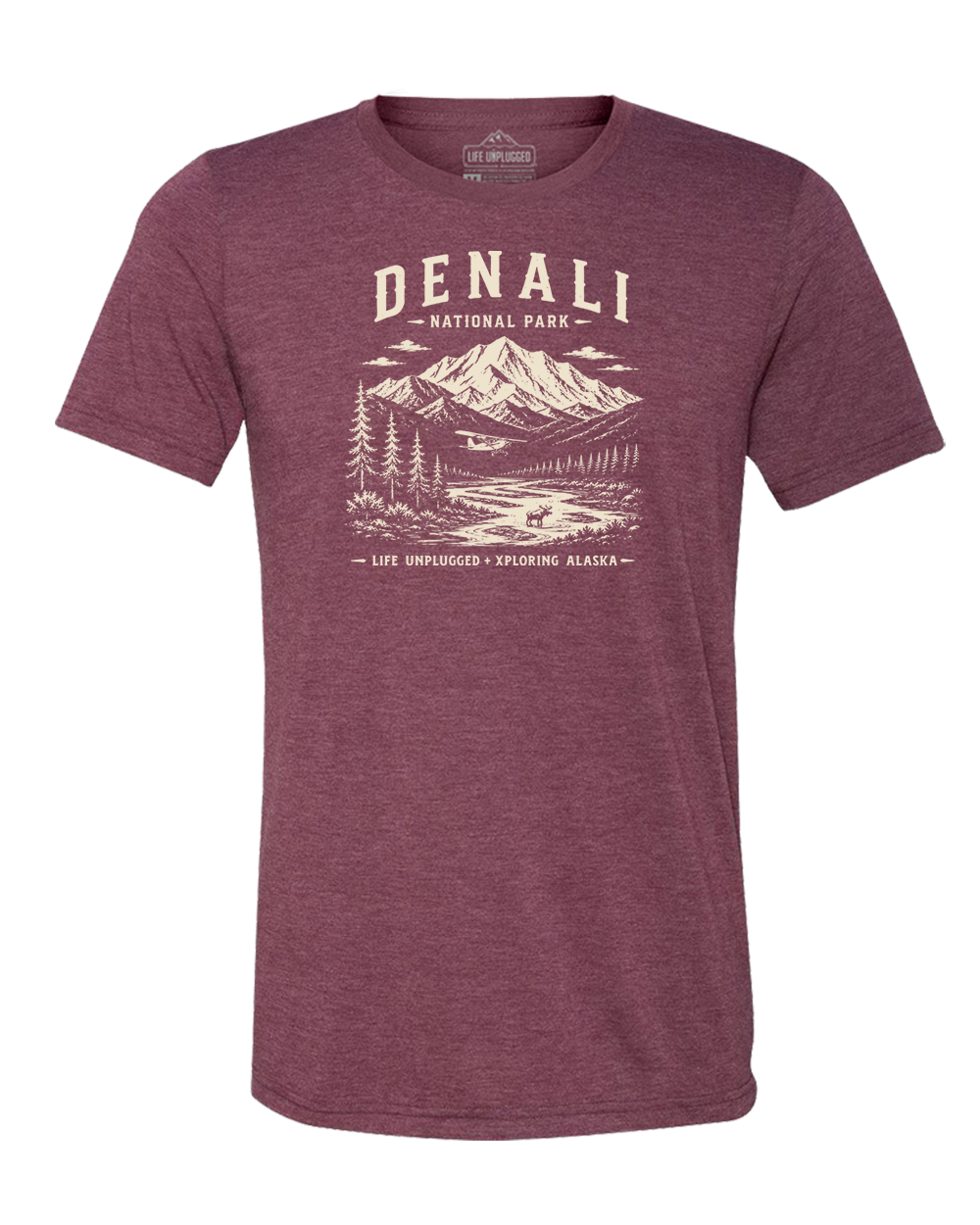 DENALI NATIONAL PARK XPLORING ALASKA Collaboration Triblend T-Shirt
