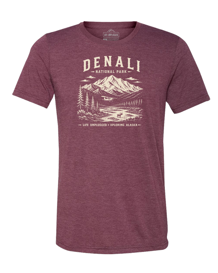 DENALI NATIONAL PARK XPLORING ALASKA Collaboration Triblend T-Shirt
