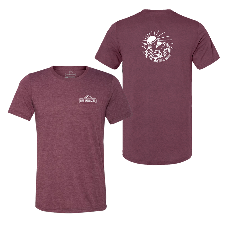 MOUNTAIN SUNSET Triblend T-Shirt