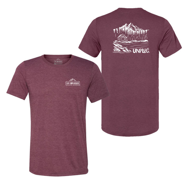 Cabin In the woods Triblend T-Shirt