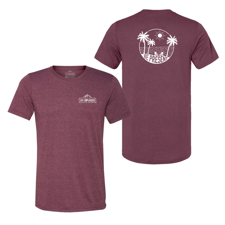 Be Present Beach Triblend T-Shirt