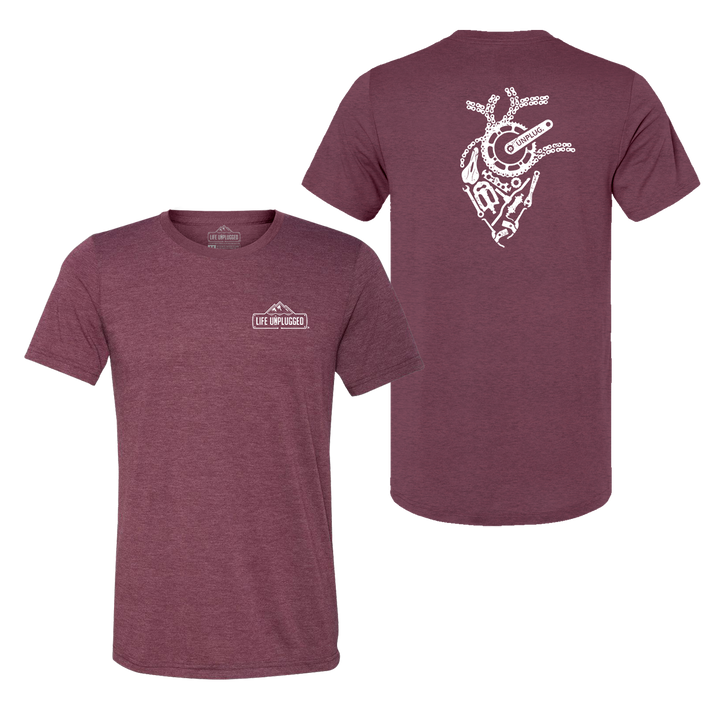 Anatomical Heart (Bicycle Parts) Triblend T-Shirt