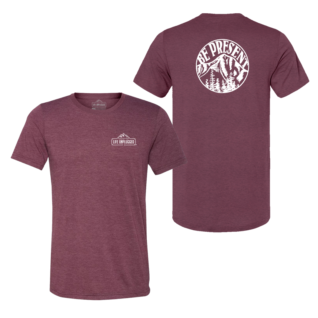 Be Present Mountain Triblend T-Shirt
