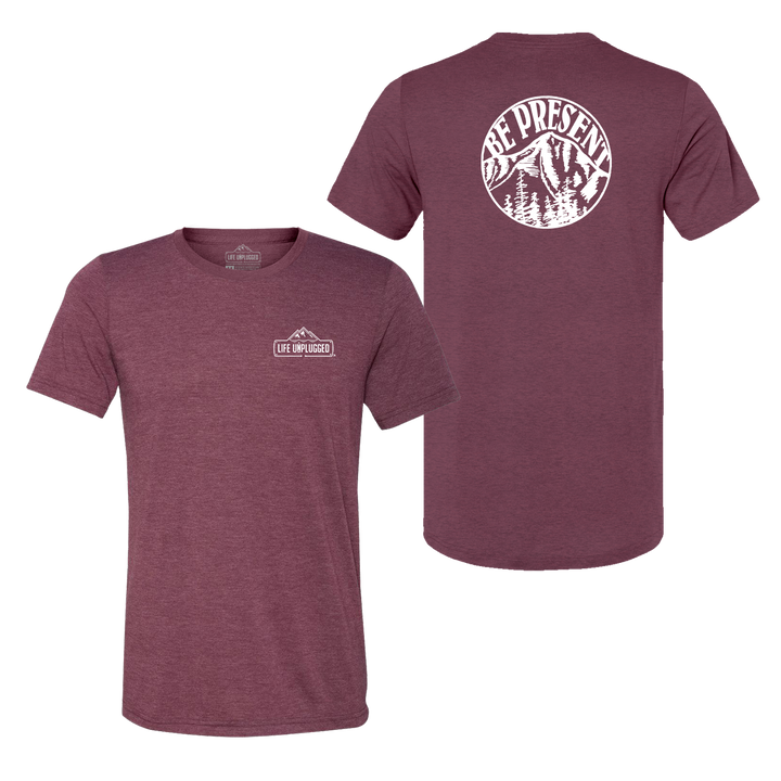 Be Present Mountain Triblend T-Shirt