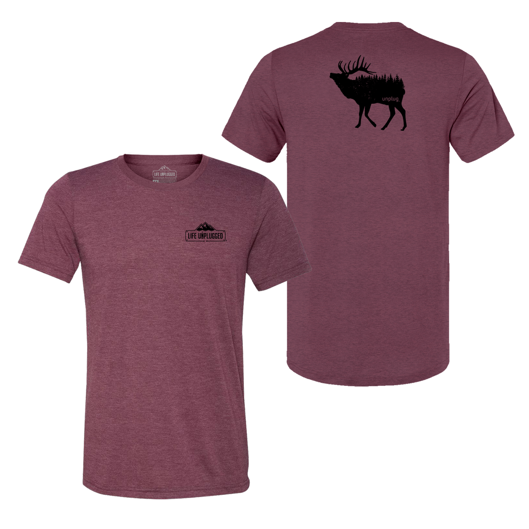 Elk In The Trees Triblend T-Shirt