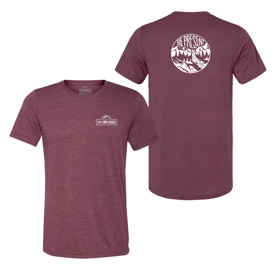 Be Present Waterfall Triblend T-Shirt