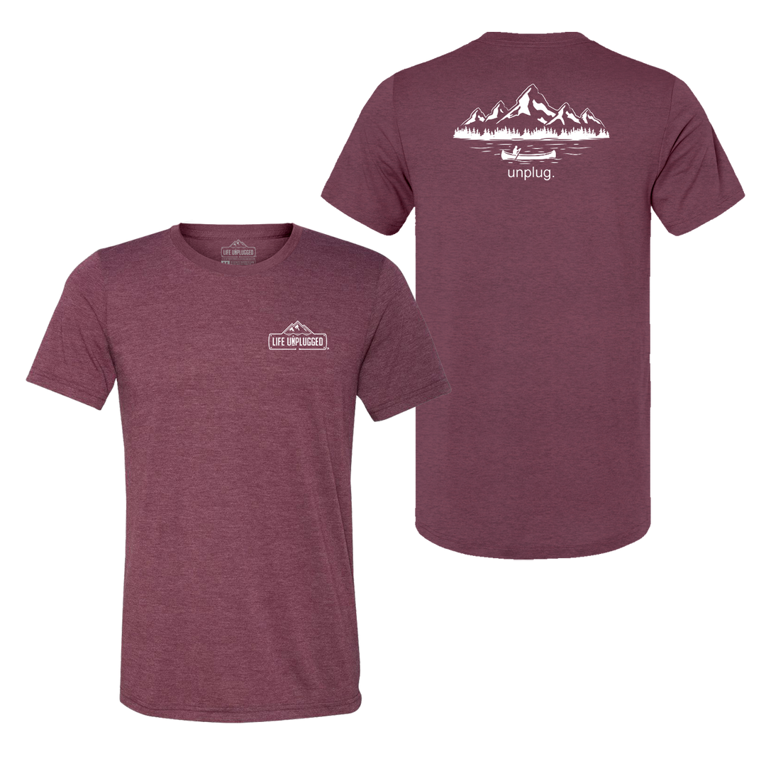 Canoeing in the Mountains Triblend T-Shirt