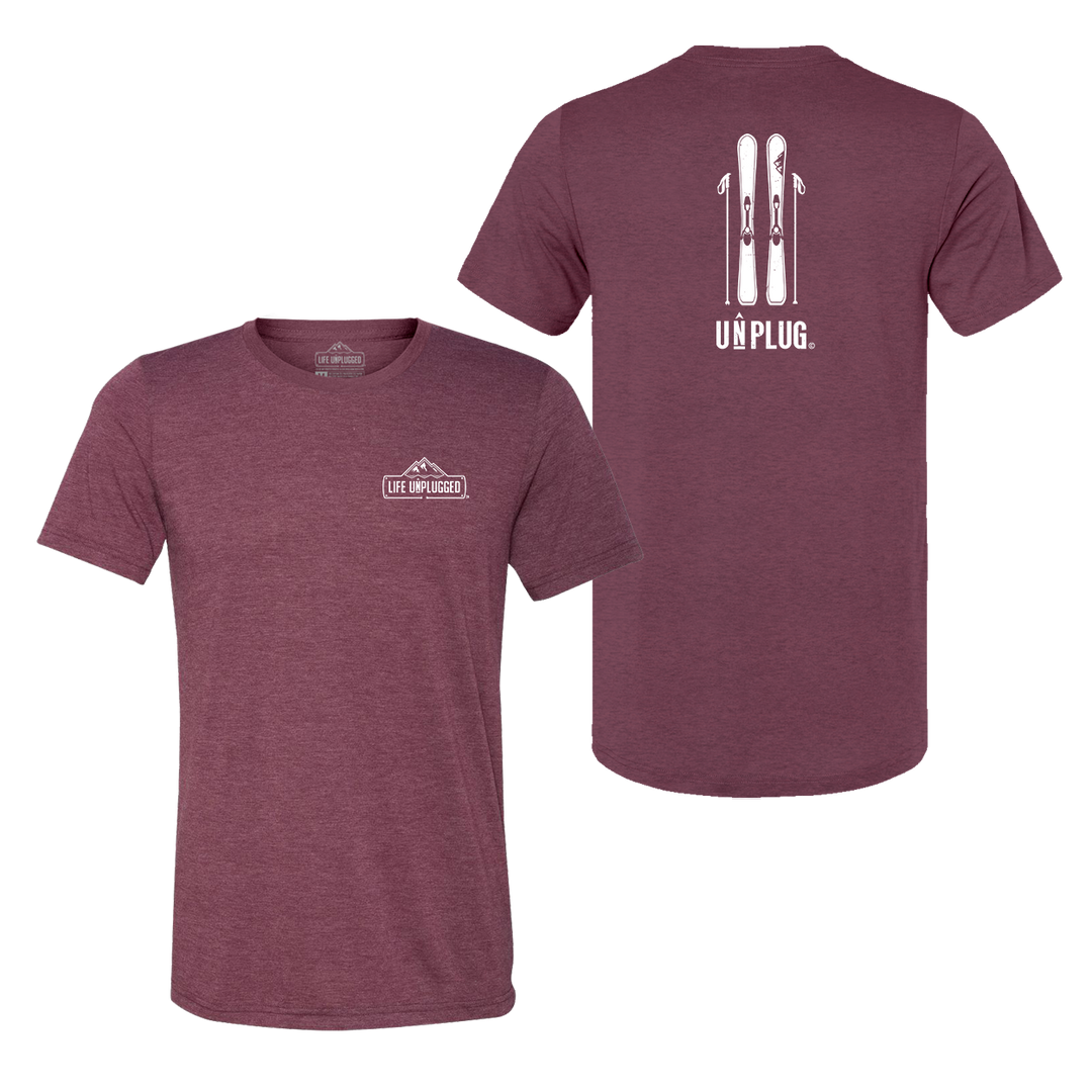 Skiing Triblend T-Shirt