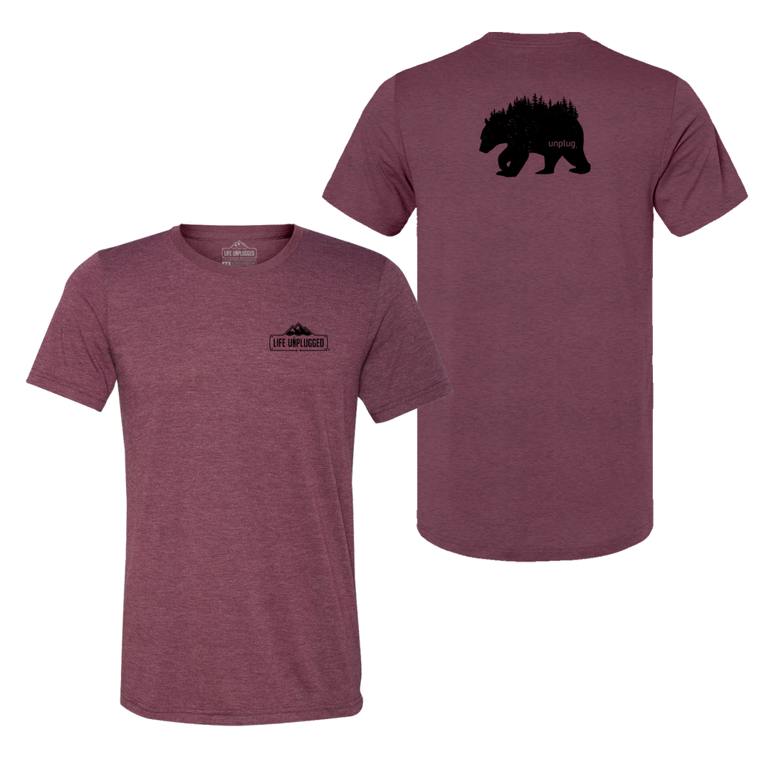 Bear In The Trees Triblend T-Shirt