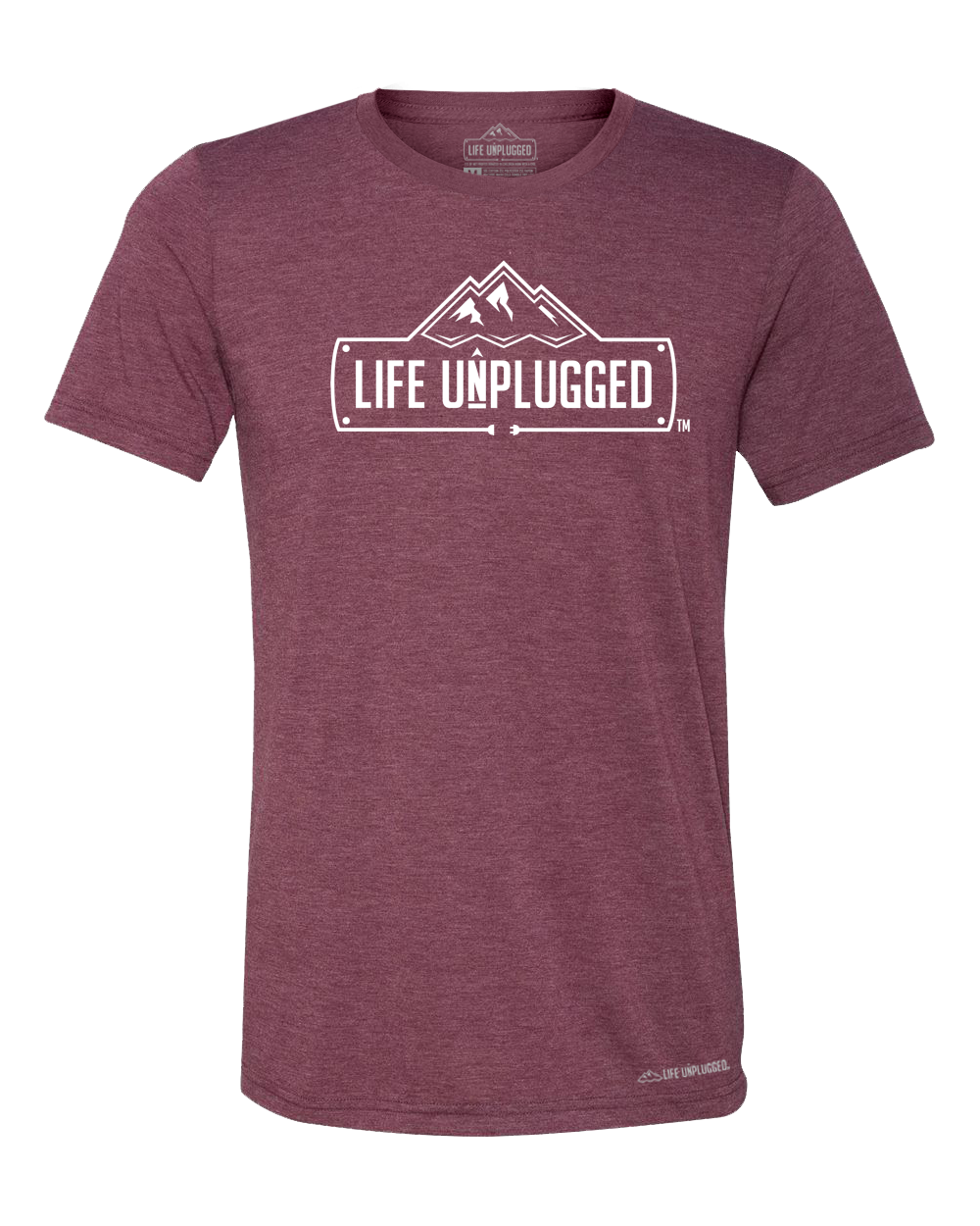 Life Unplugged Logo Premium Triblend T-Shirt