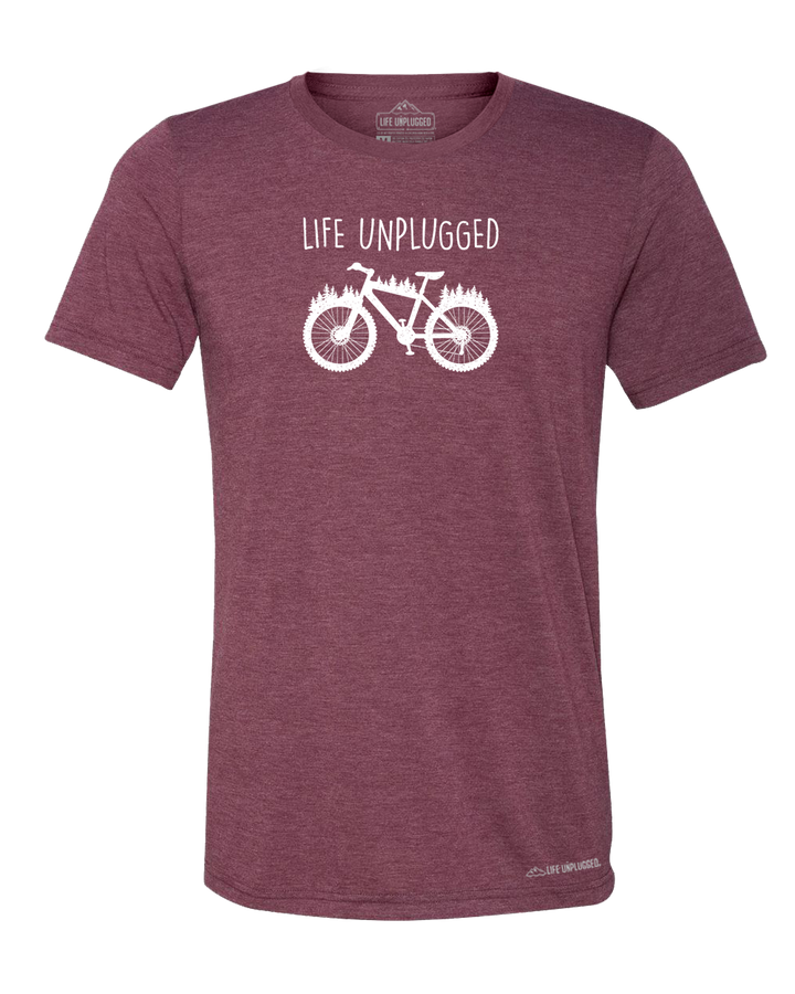 Mountain Bike In The Trees Premium Triblend T-Shirt
