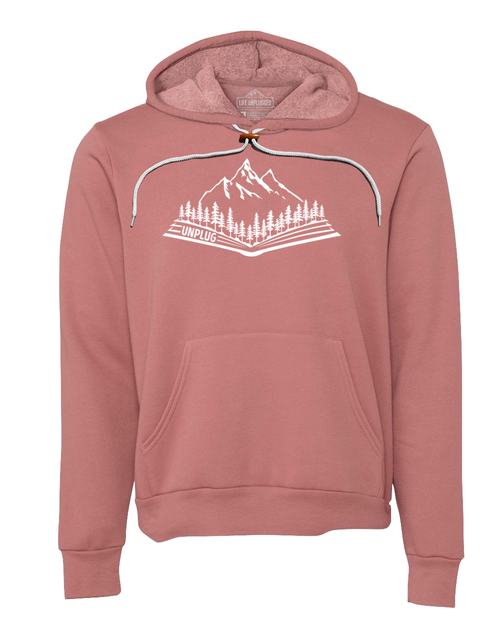 Open Book Mountain Scene Super Soft Hoodie