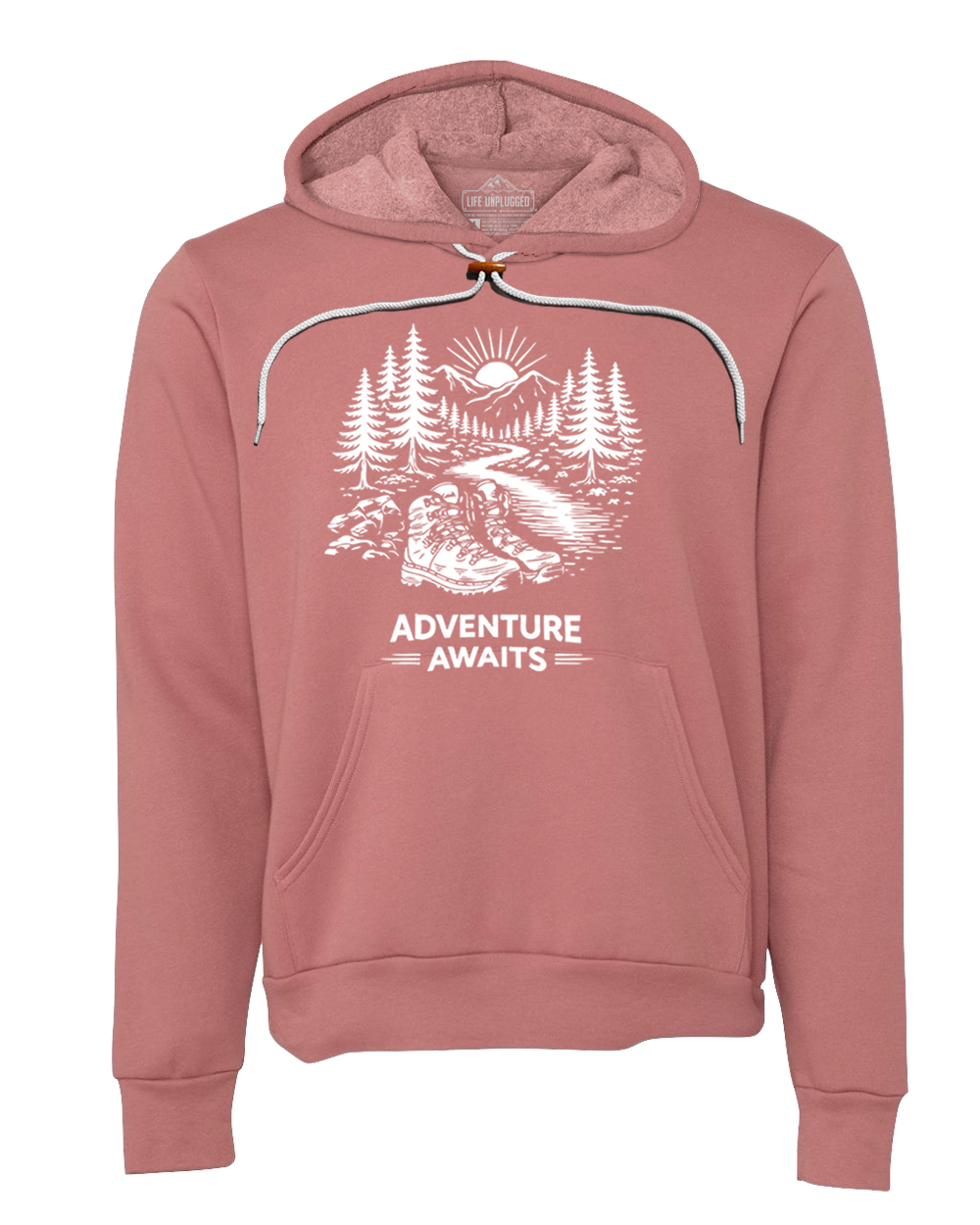 ADVENTURE AWAITS Super Soft Hoodie