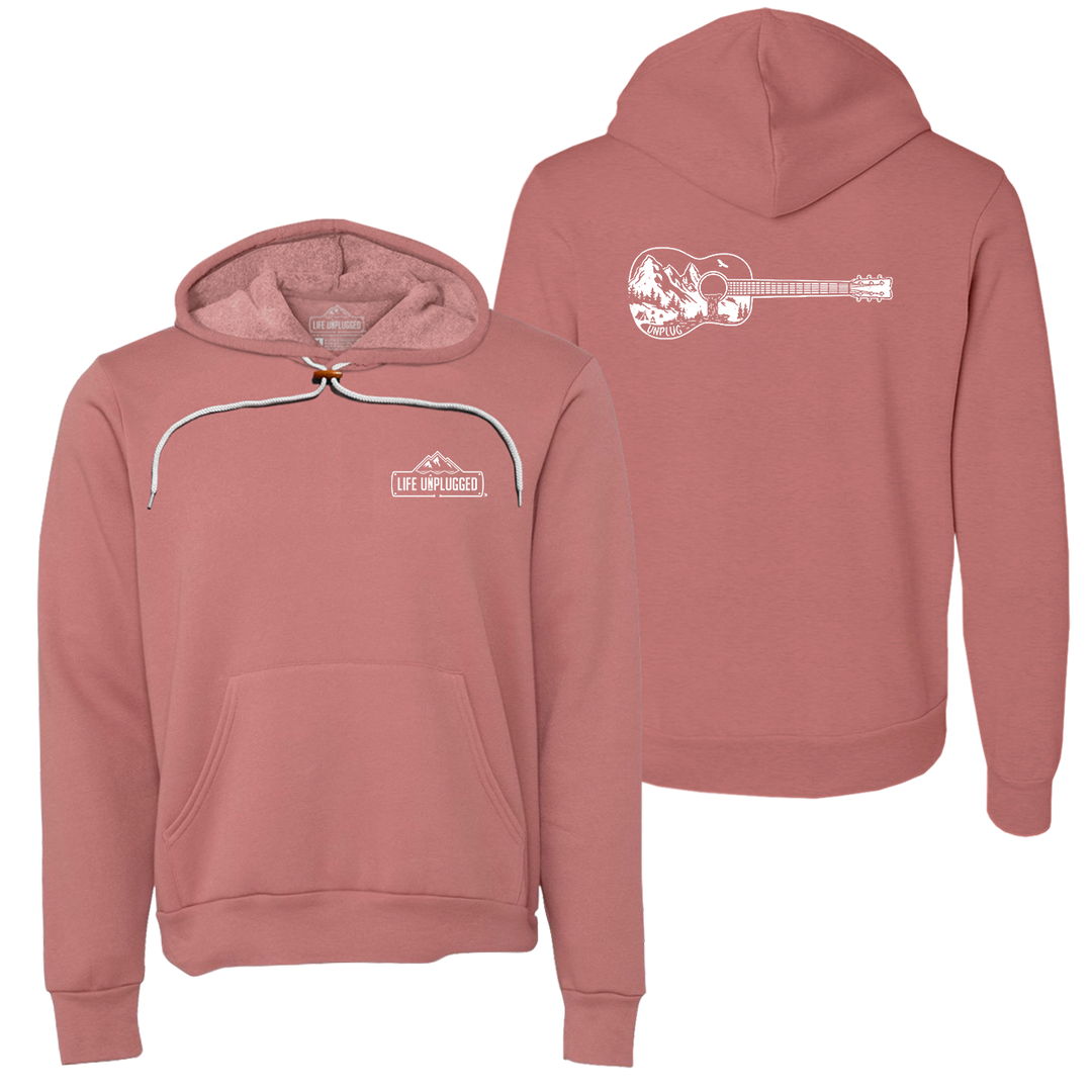 Guitar Mountain Scene Super Soft Hoodie