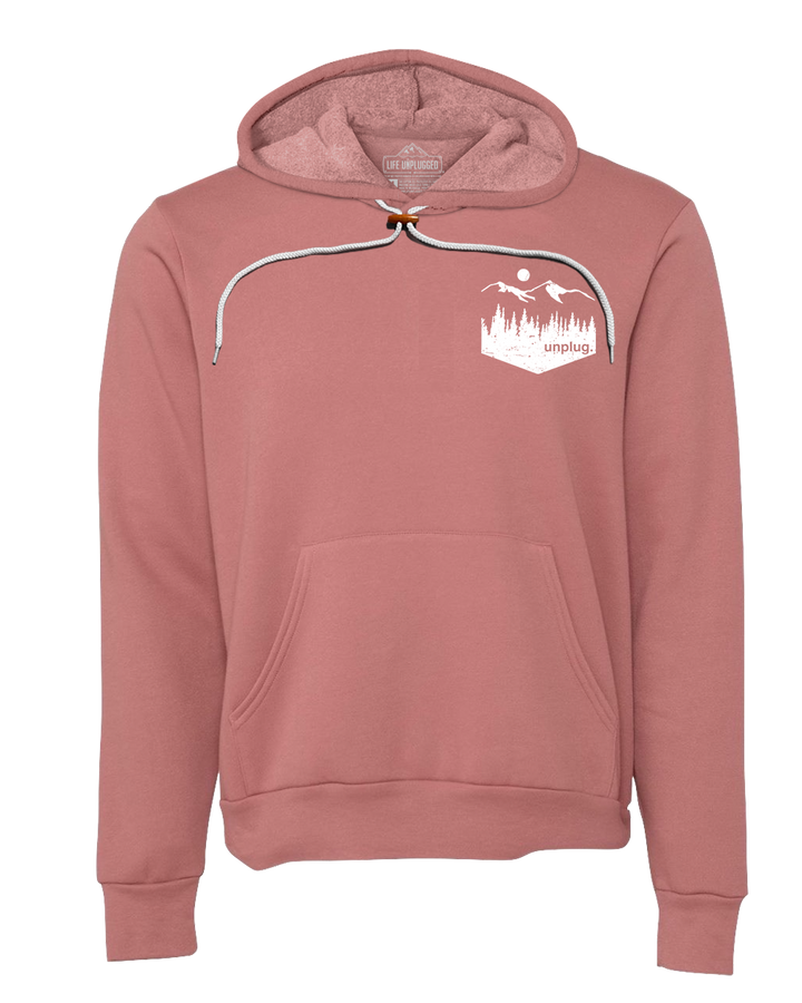 Unplug Mountain Left Chest Pocket Super Soft Hoodie