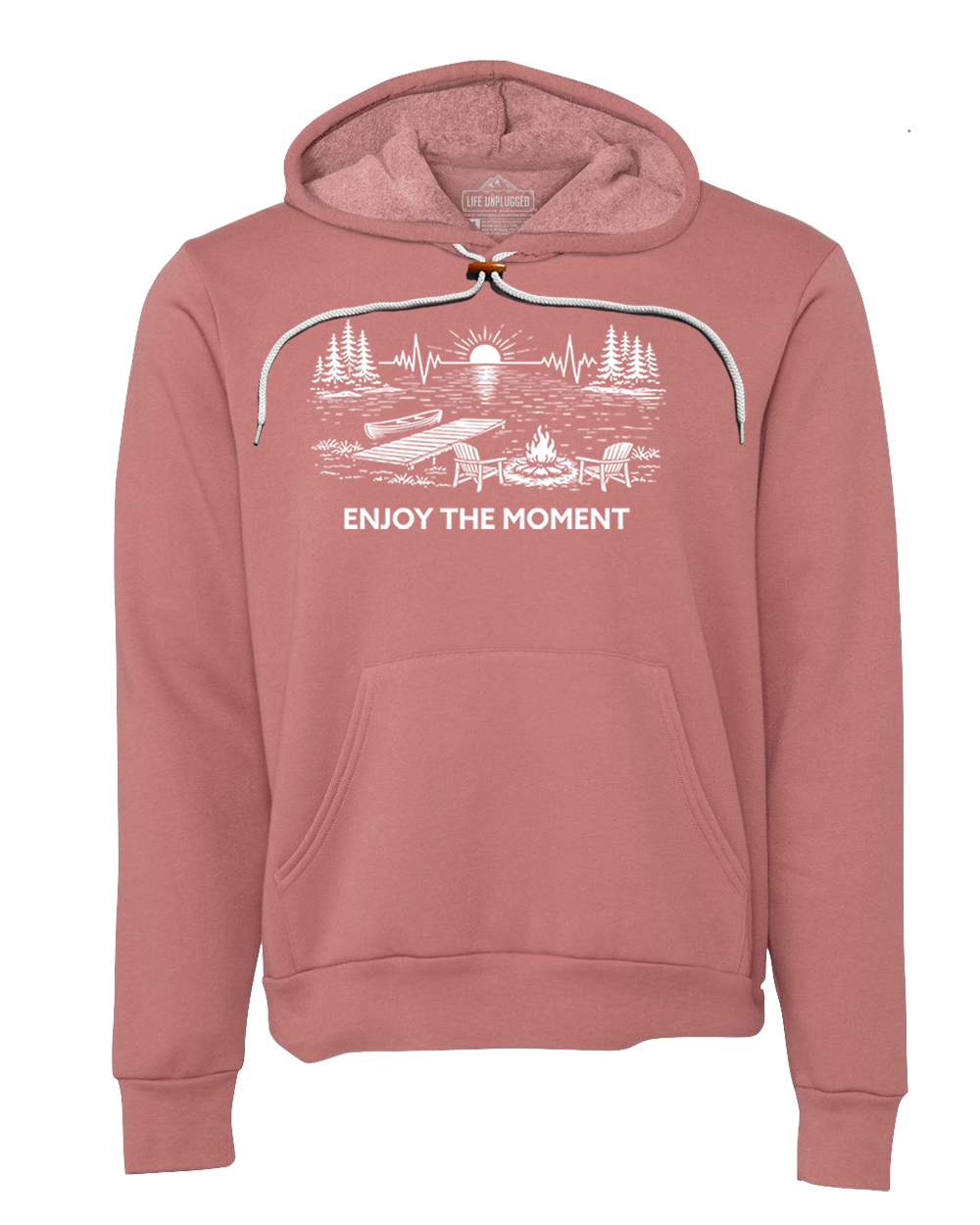 ENJOY THE MOMENT (LAKE SCENE) Super Soft Hoodie