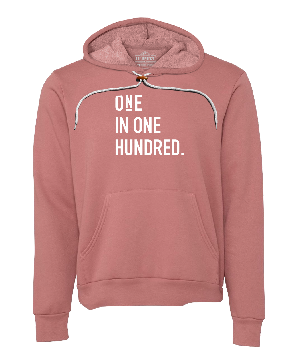 One in One Hundred Stacked Super Soft Hoodie