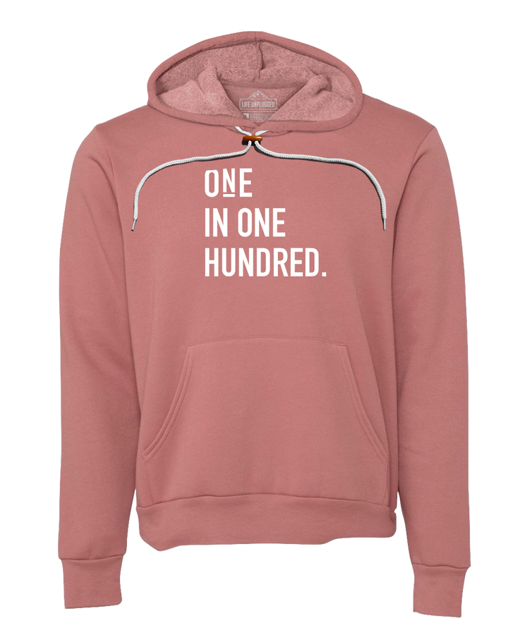 One in One Hundred Stacked Super Soft Hoodie