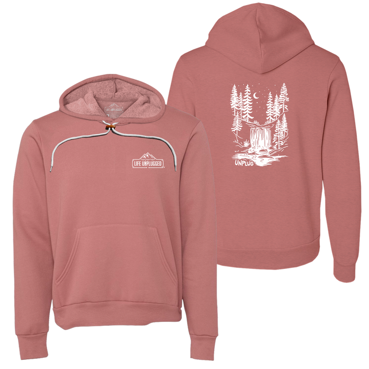 WATERFALL UNDER THE STARS Super Soft Hoodie