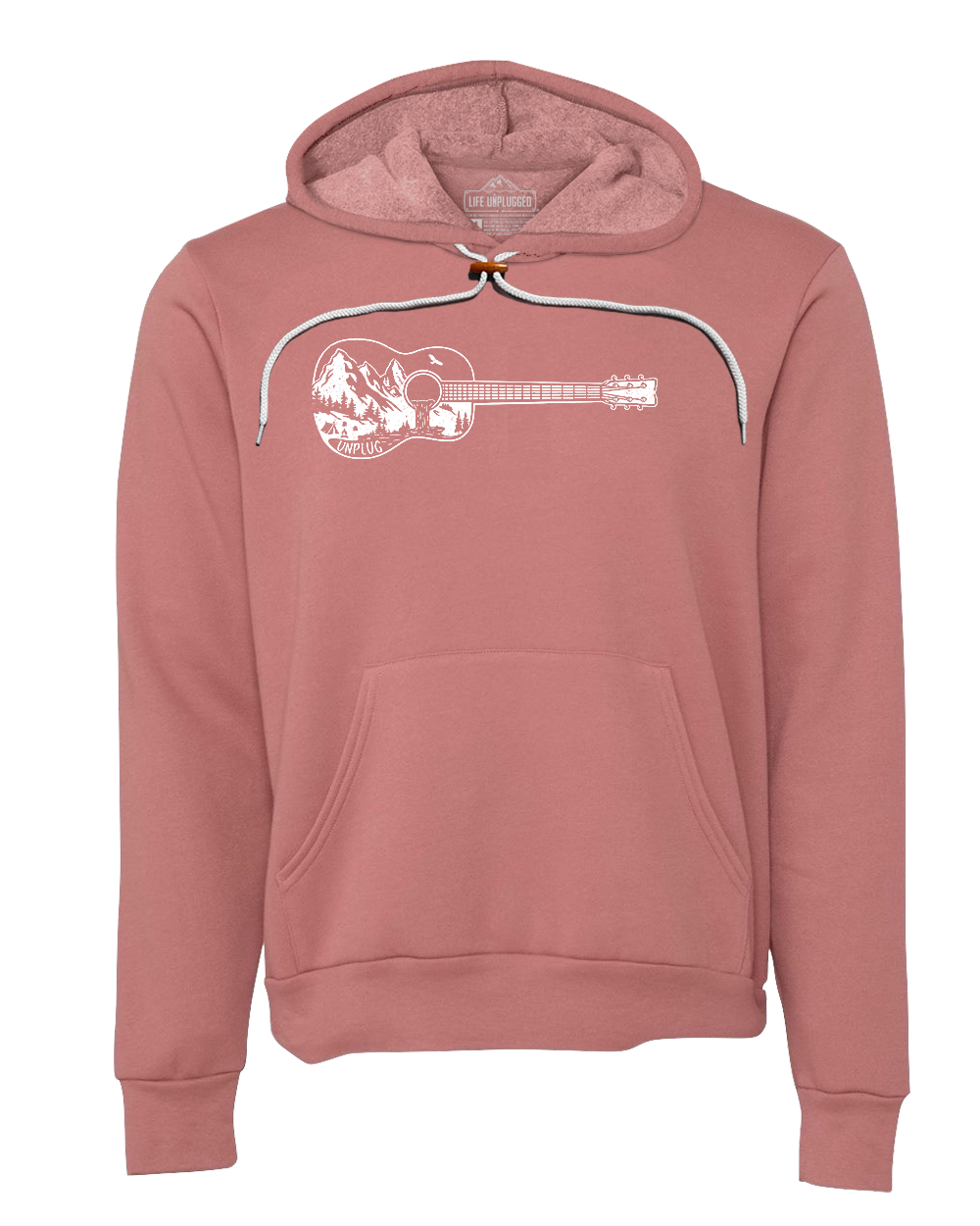 Guitar Mountain Scene Super Soft Hoodie