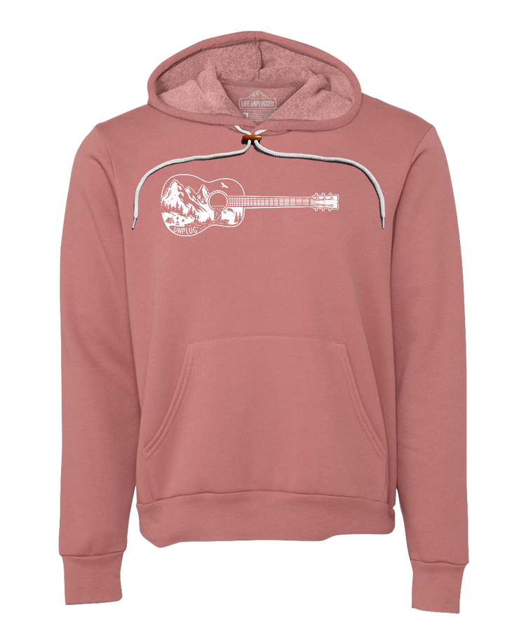 Guitar Mountain Scene Super Soft Hoodie
