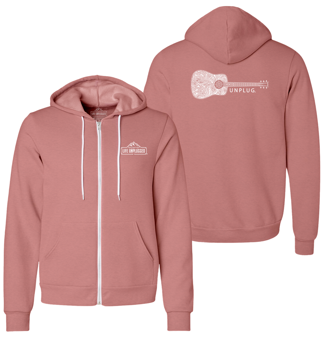 GUITAR Supersoft Midweight Zip Up Hoodie