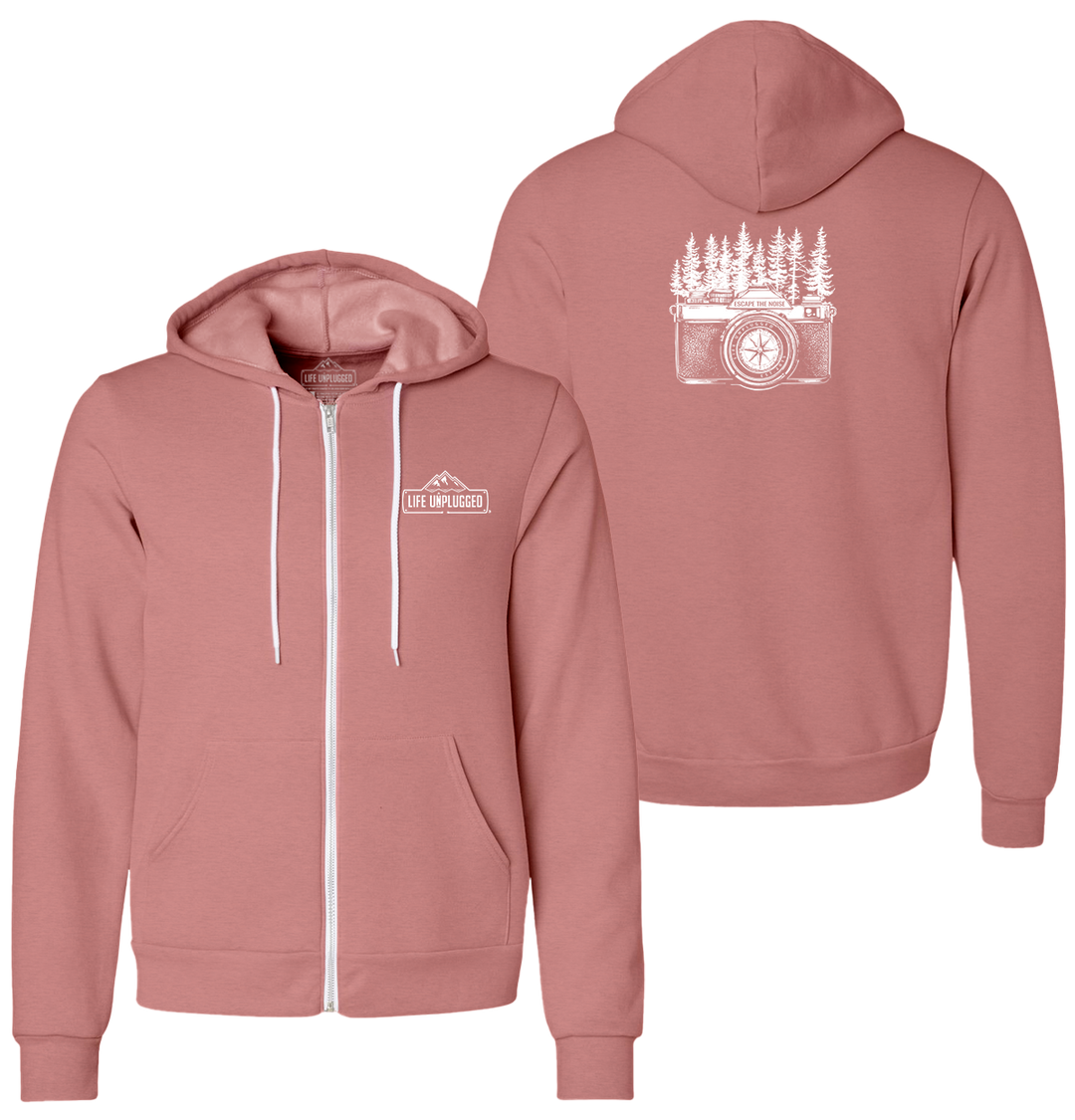 Camera in the Trees Supersoft Midweight Zip Up Hoodie