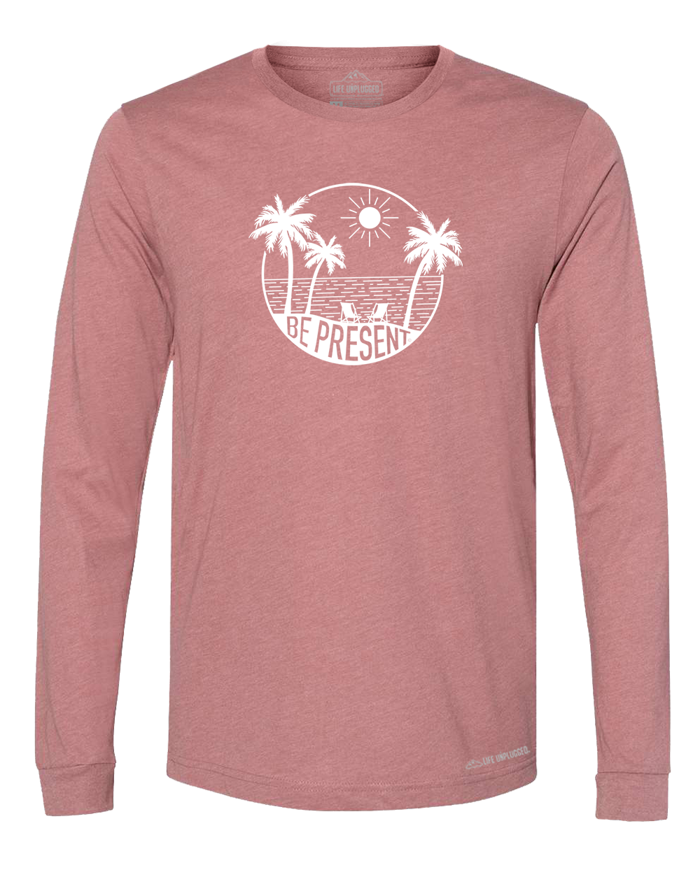 Be Present Beach Premium Polyblend Long Sleeve T-Shirt