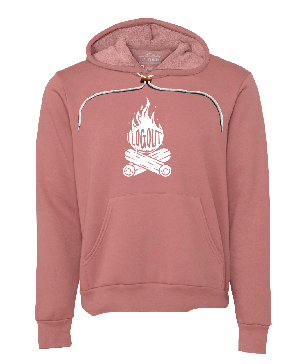 Log Out Campfire Super Soft Hoodie