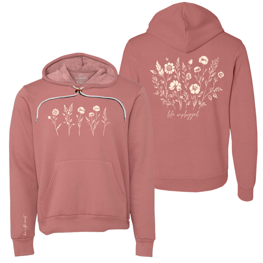 Live in the Moment Wildflower Super Soft Hoodie