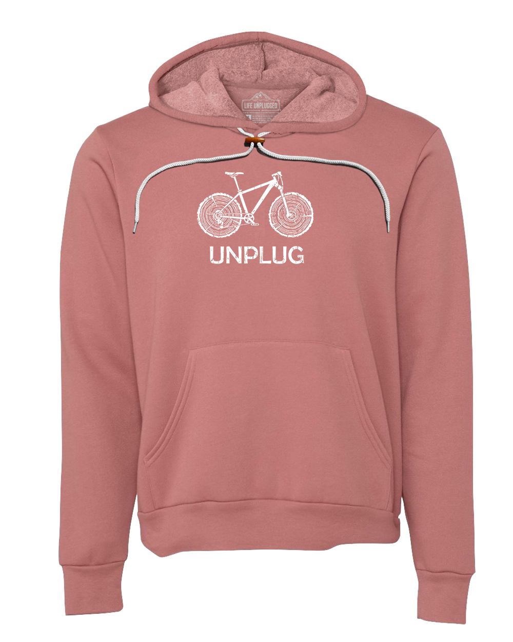 Mountain Bike Tree Stumps Super Soft Hoodie