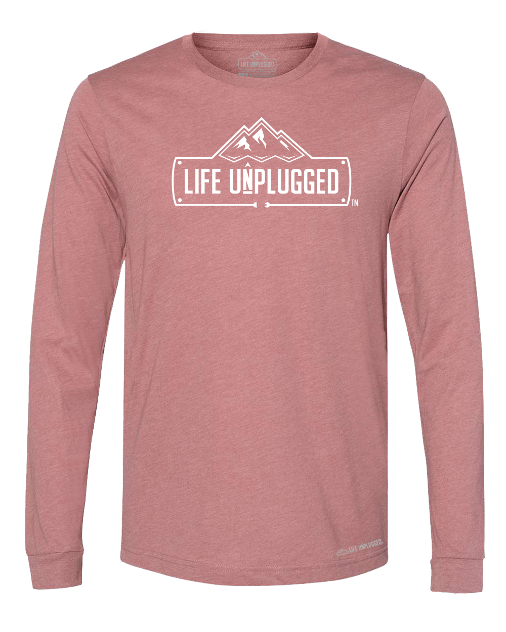 Life Unplugged Logo Premium Polyblend Long Sleeve T-Shirt - Life Unplugged