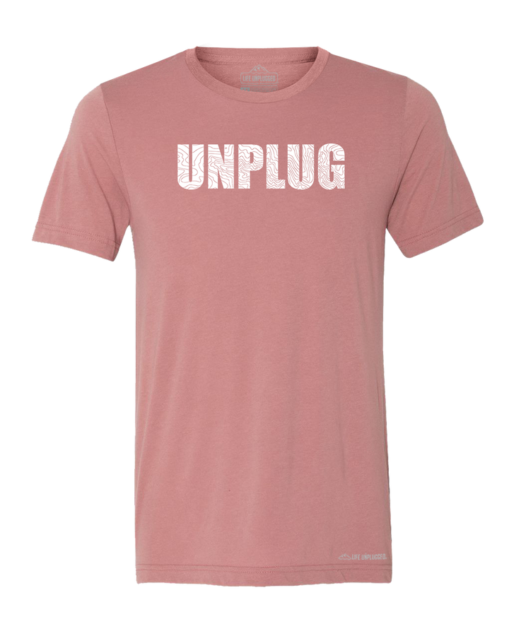 Unplug Topo Map Premium Triblend T-Shirt