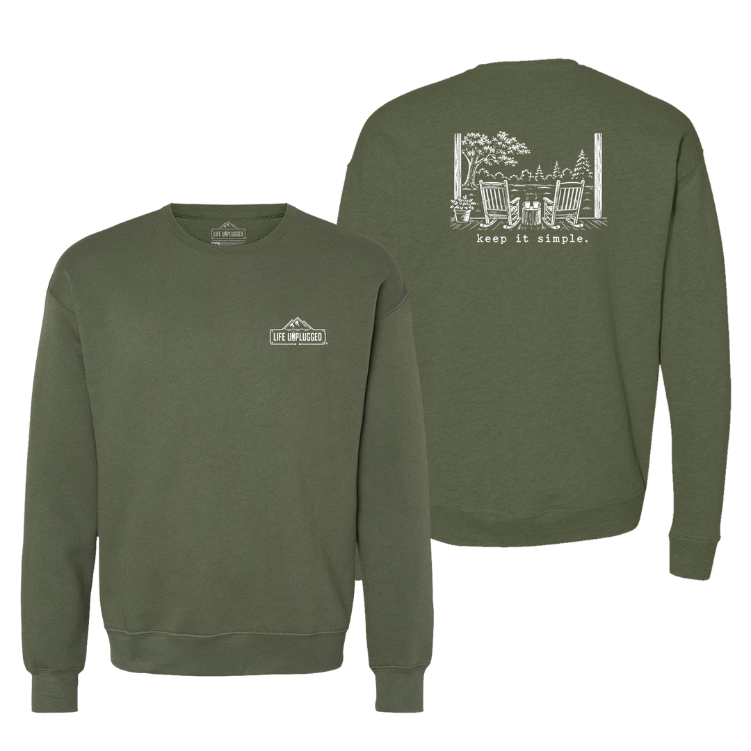 KEEP IT SIMPLE. Midweight Super Soft Crewneck