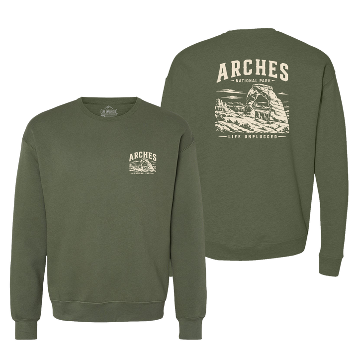 ARCHES NATIONAL PARK Midweight Super Soft Crewneck