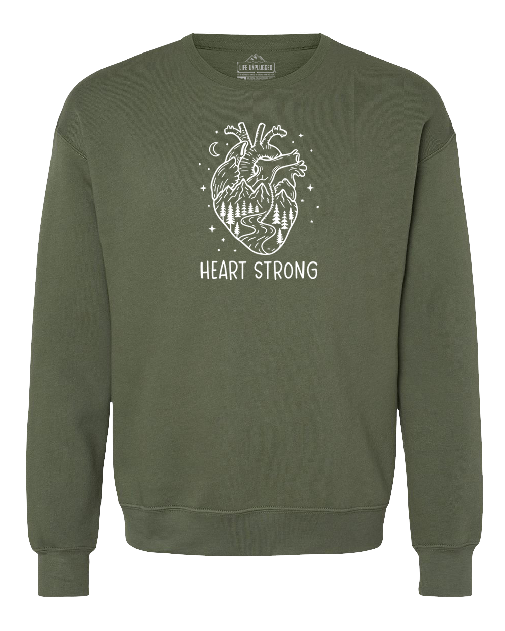 HEART STRONG Midweight Super Soft Crewneck