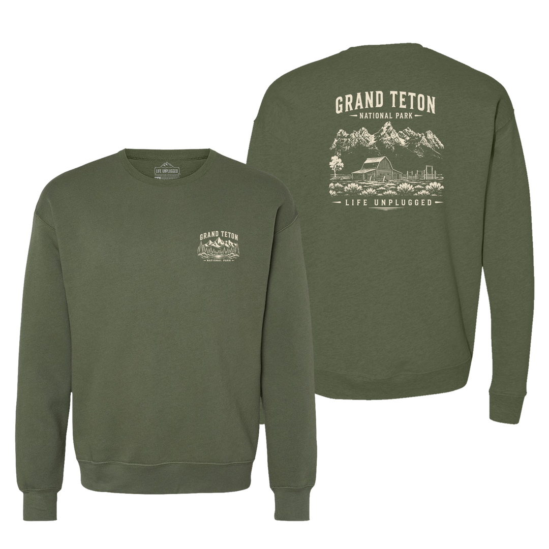 GRAND TETON NATIONAL PARK Midweight Super Soft Crewneck