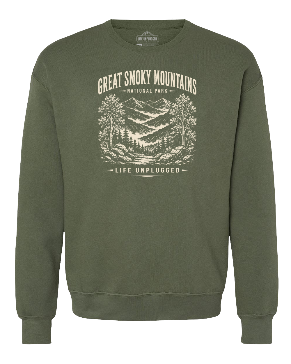 GREAT SMOKY MOUNTAINS NATIONAL PARK Midweight Super Soft Crewneck