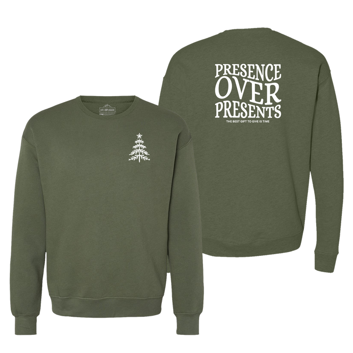 Presence Over Presents Midweight Super Soft Crewneck
