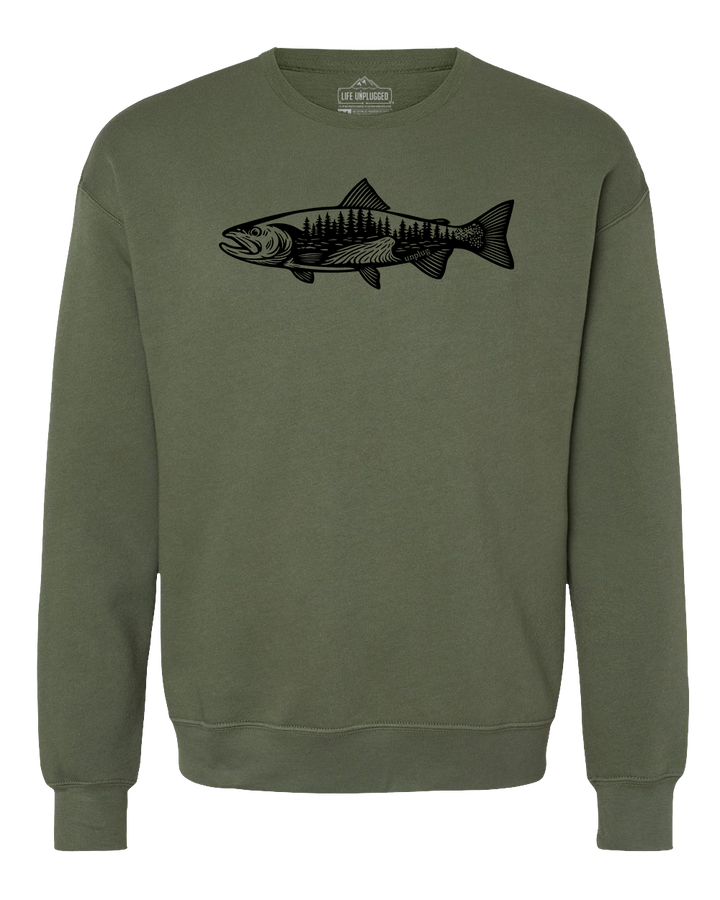 WOODLAND TROUT Midweight Super Soft Crewneck