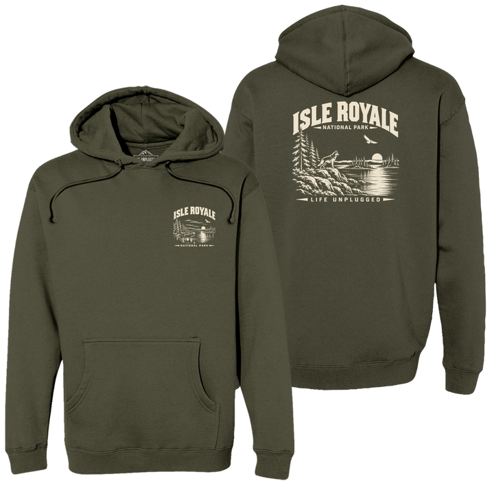 ISLE ROYALE NATIONAL PARK Heavyweight Hoodie