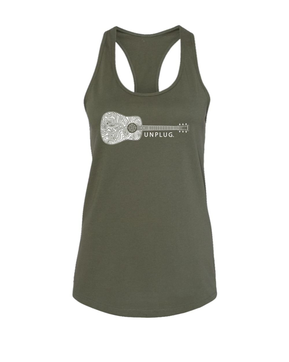 Guitar Women's Racerback Tank Top