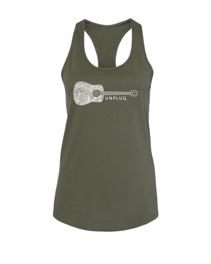 Guitar Women's Racerback Tank Top