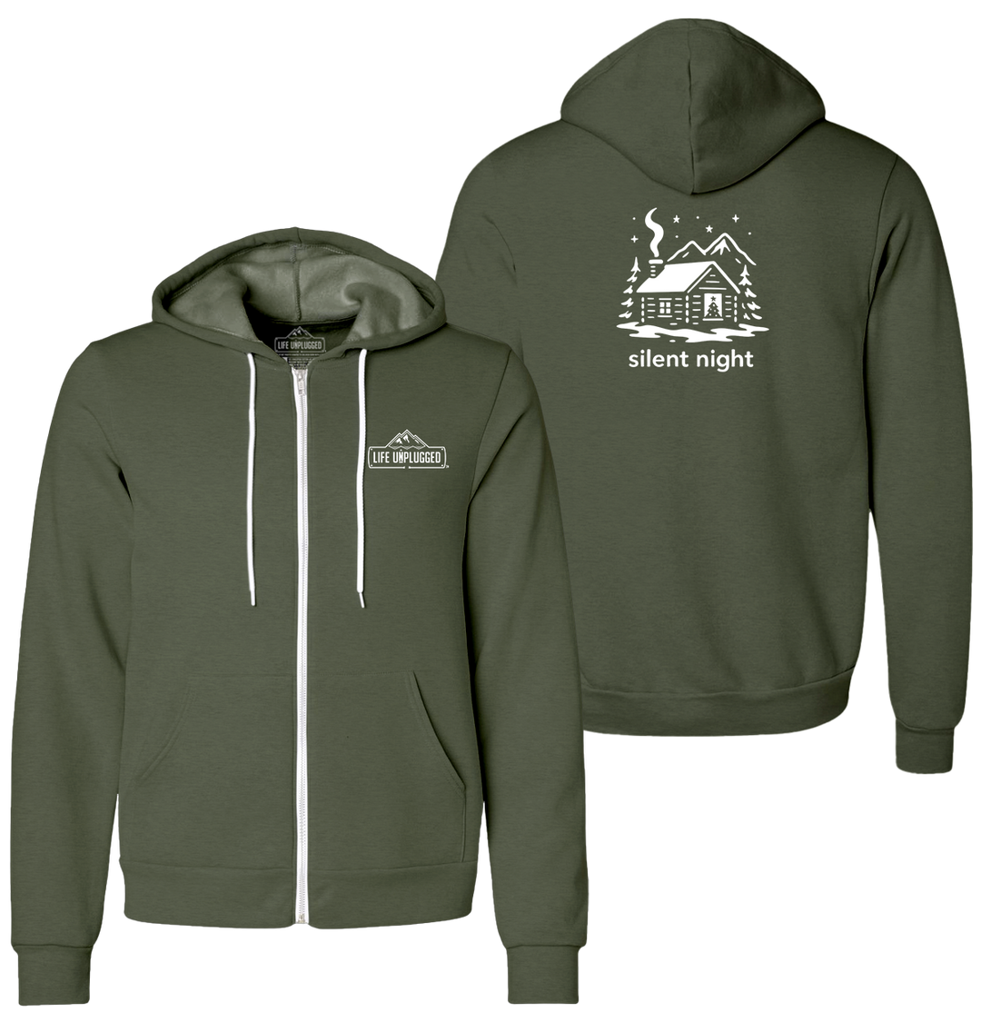 SILENT NIGHT Supersoft Midweight Zip Up Hoodie