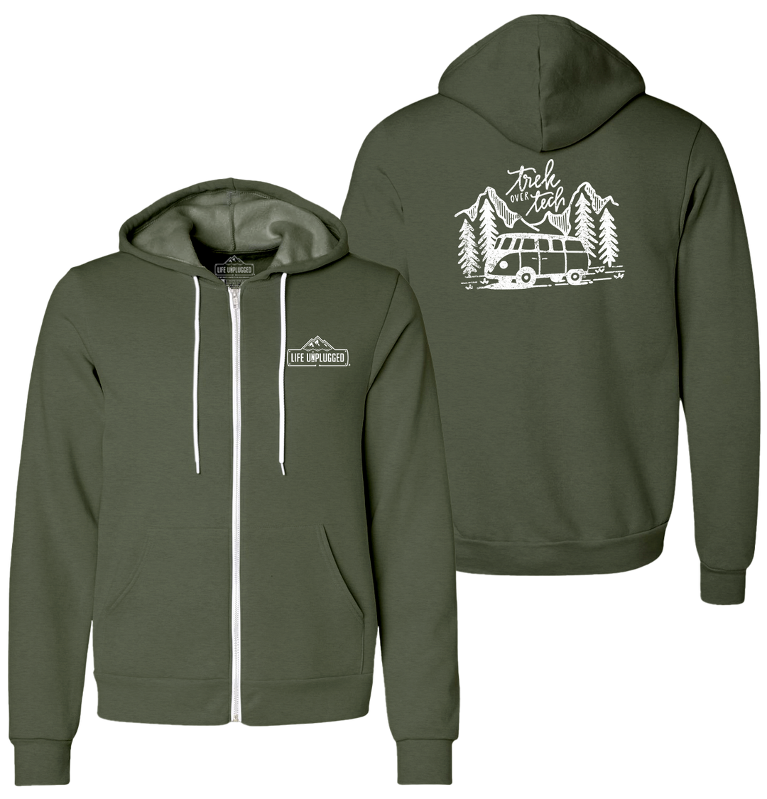 TREK OVER TECH Supersoft Midweight Zip Up Hoodie
