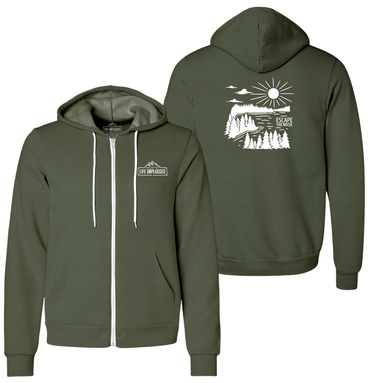 LAKE LOVE Supersoft Midweight Zip Up Hoodie