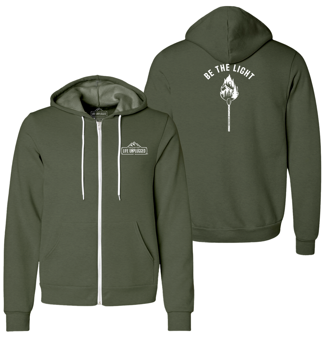 Be The Light Supersoft Midweight Zip Up Hoodie